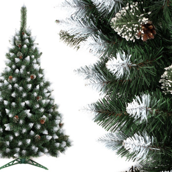 Borovi  180cm 2D  Flocked Artificial Christmas Tree